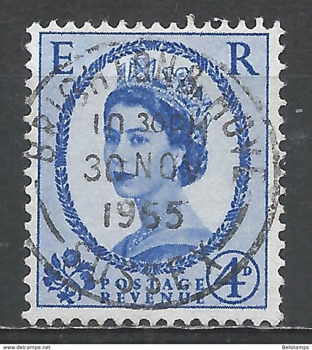 Great Britain 1958. Scott #359 (U) Queen Elizabeth II. 30/11/1965 - Oblitérés