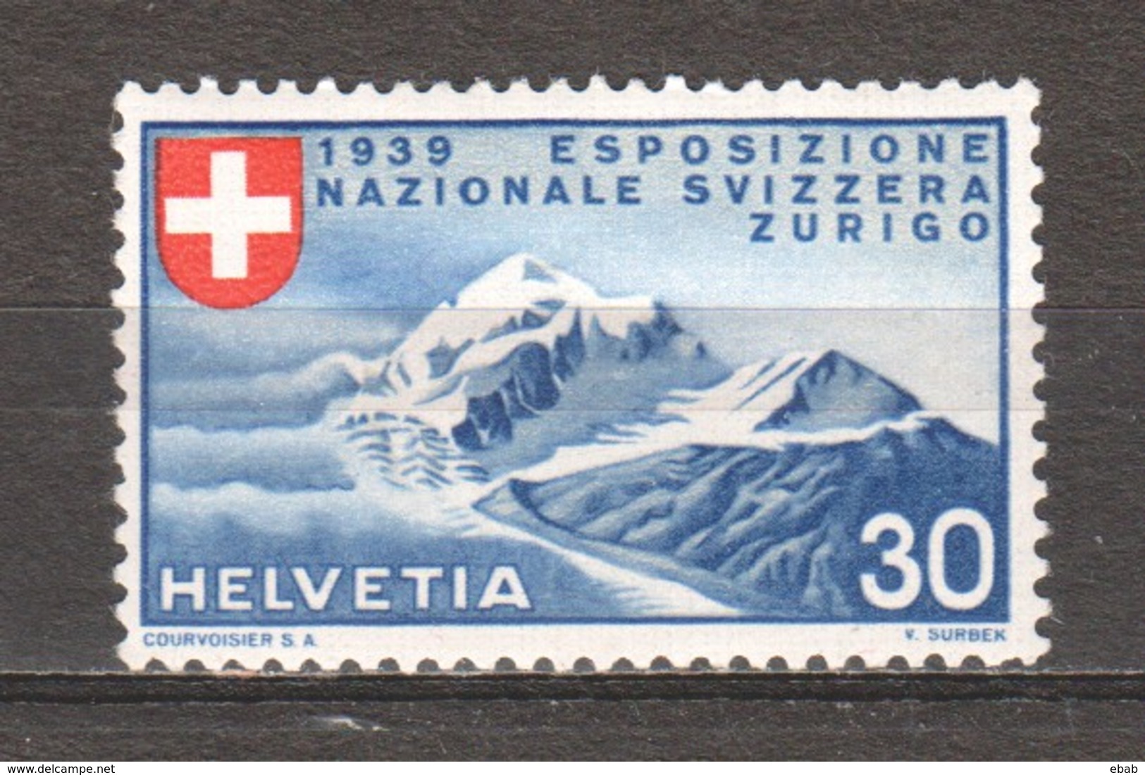 Switzerland 1939 Mi 343 MNH - Nuovi