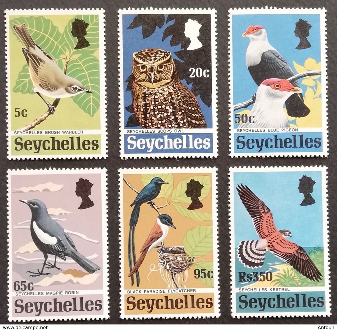 Seychelles  1972 BIRDS - Seychelles (1976-...)