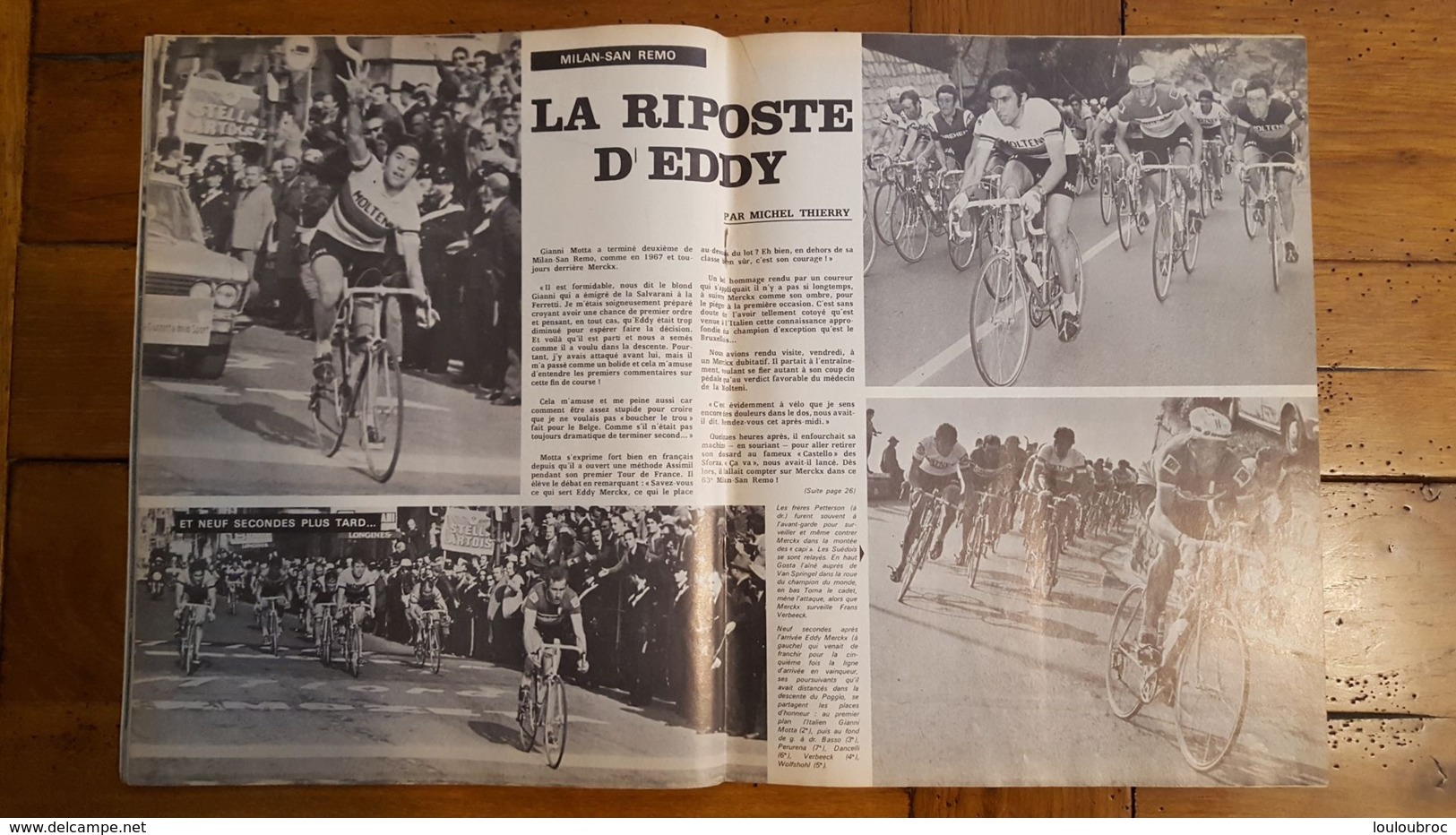 L'EQUIPE CYCLISME  MARS 1972  POULIDOR ENFIN UN SOURIRE - Sport