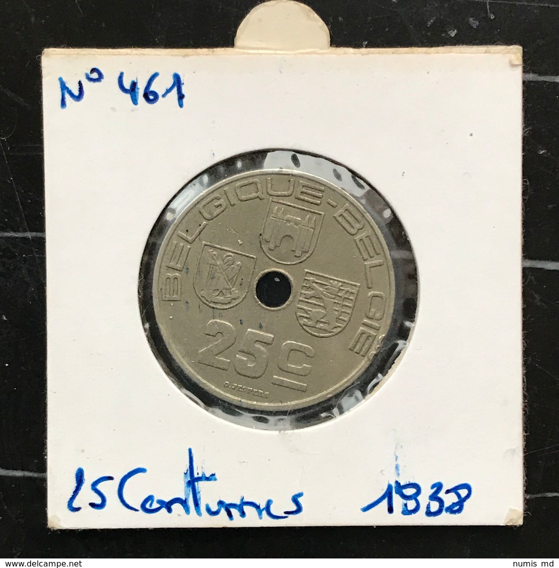 N°461 : 25 Centimes 1938 FR/FL *~SUP* - 25 Centimes