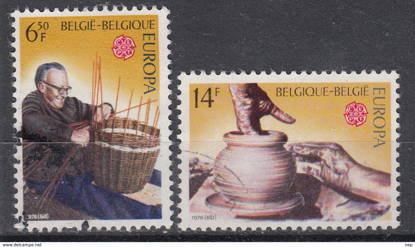 BELGIË - OBP - 1976 - Nr 1805/06 - Gest/Obl/Us - Oblitérés