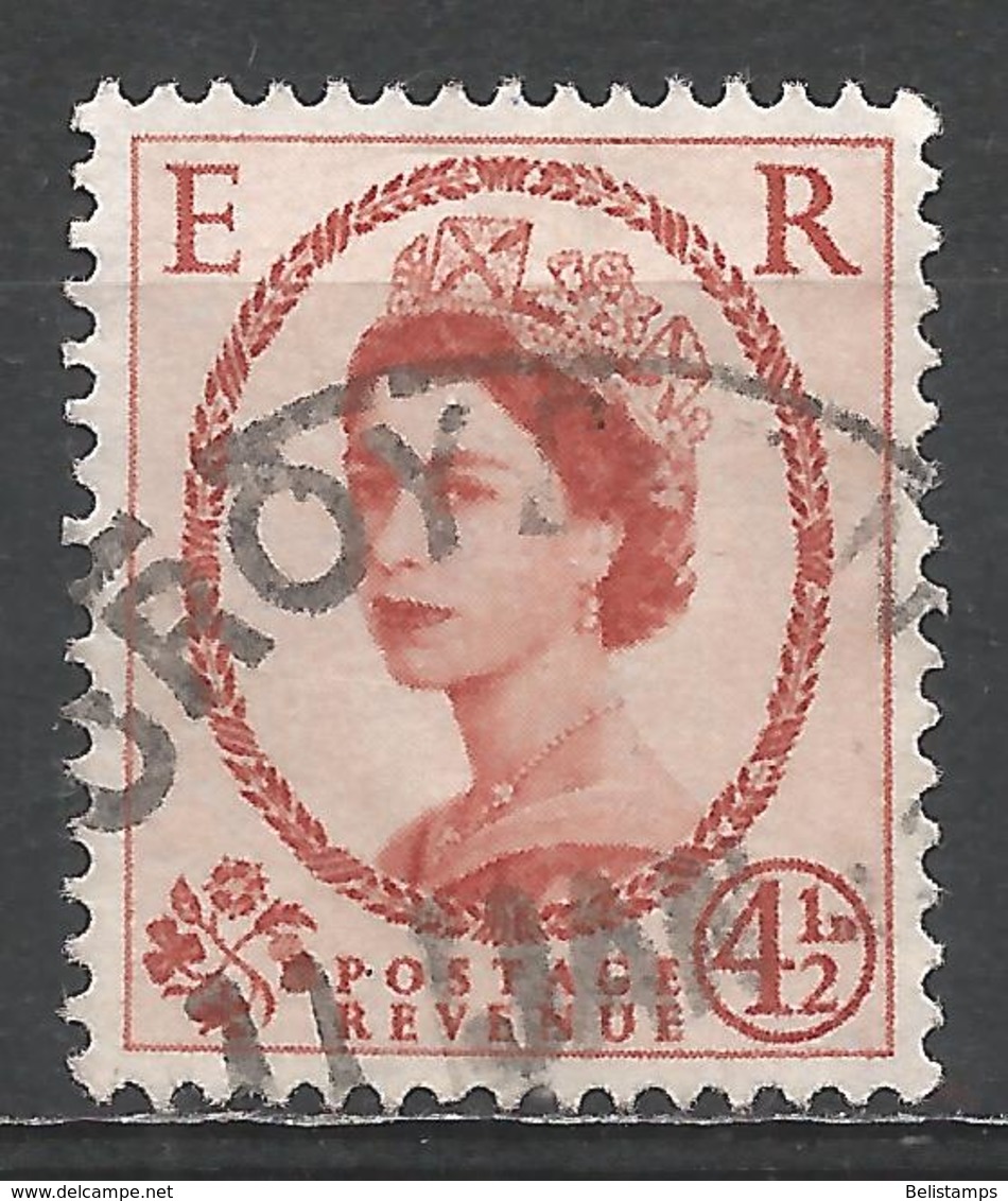 Great Britain 1958. Scott #360 (U) Queen Elizabeth II * - Oblitérés