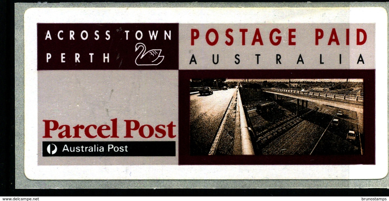 AUSTRALIA - 1991  PARCEL POST  ACROSS  PERTH  LABEL  MINT NH - Errors, Freaks & Oddities (EFO)