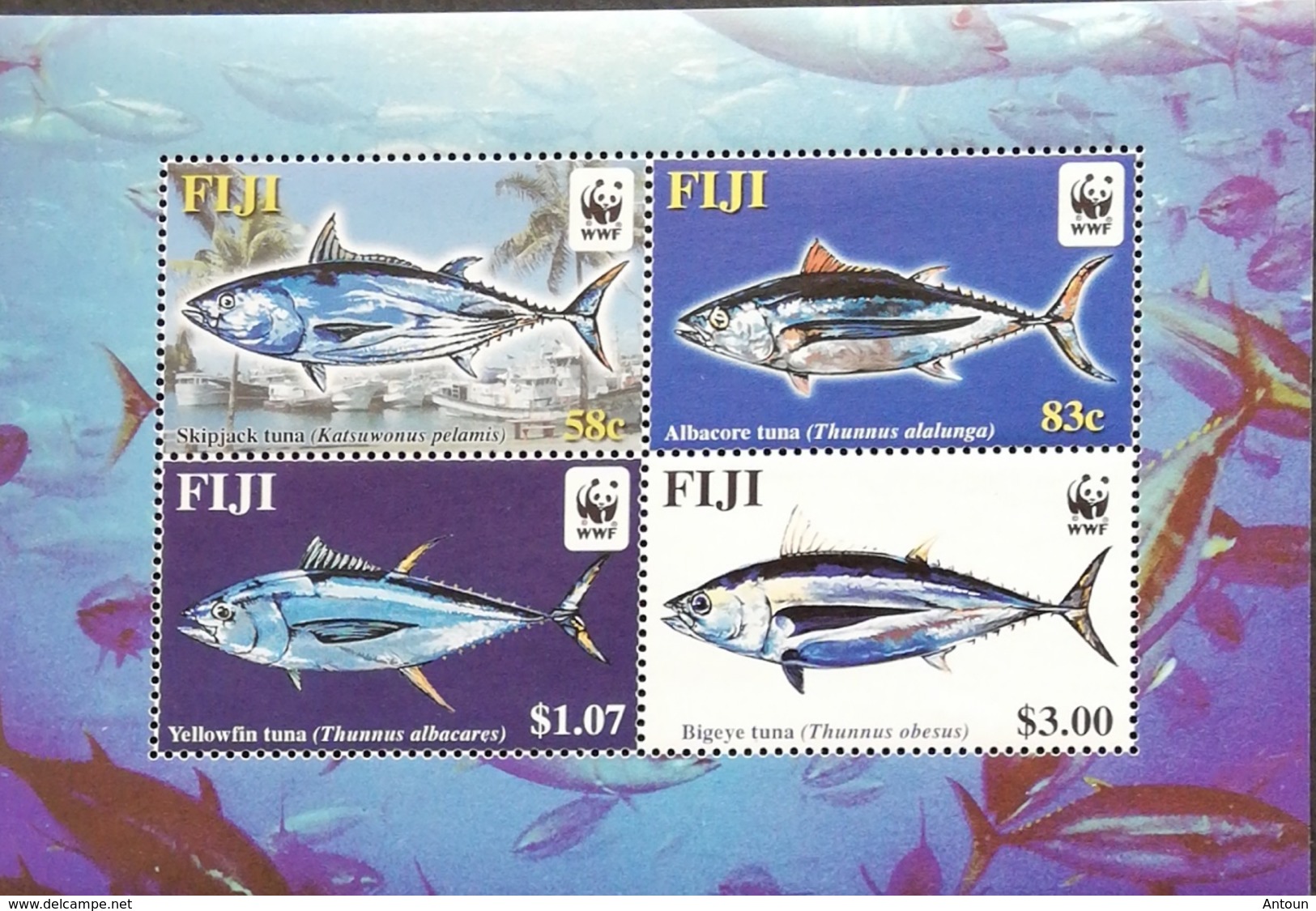 Fiji  2004 Worldwide Fund For Nature S/S - Fiji (1970-...)