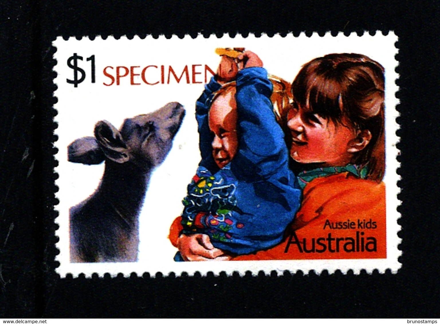 AUSTRALIA - 1988  $ 1  AUSSIE  KIDS  SPECIMEN  OVERPRINTED  MINT NH - Variedades Y Curiosidades