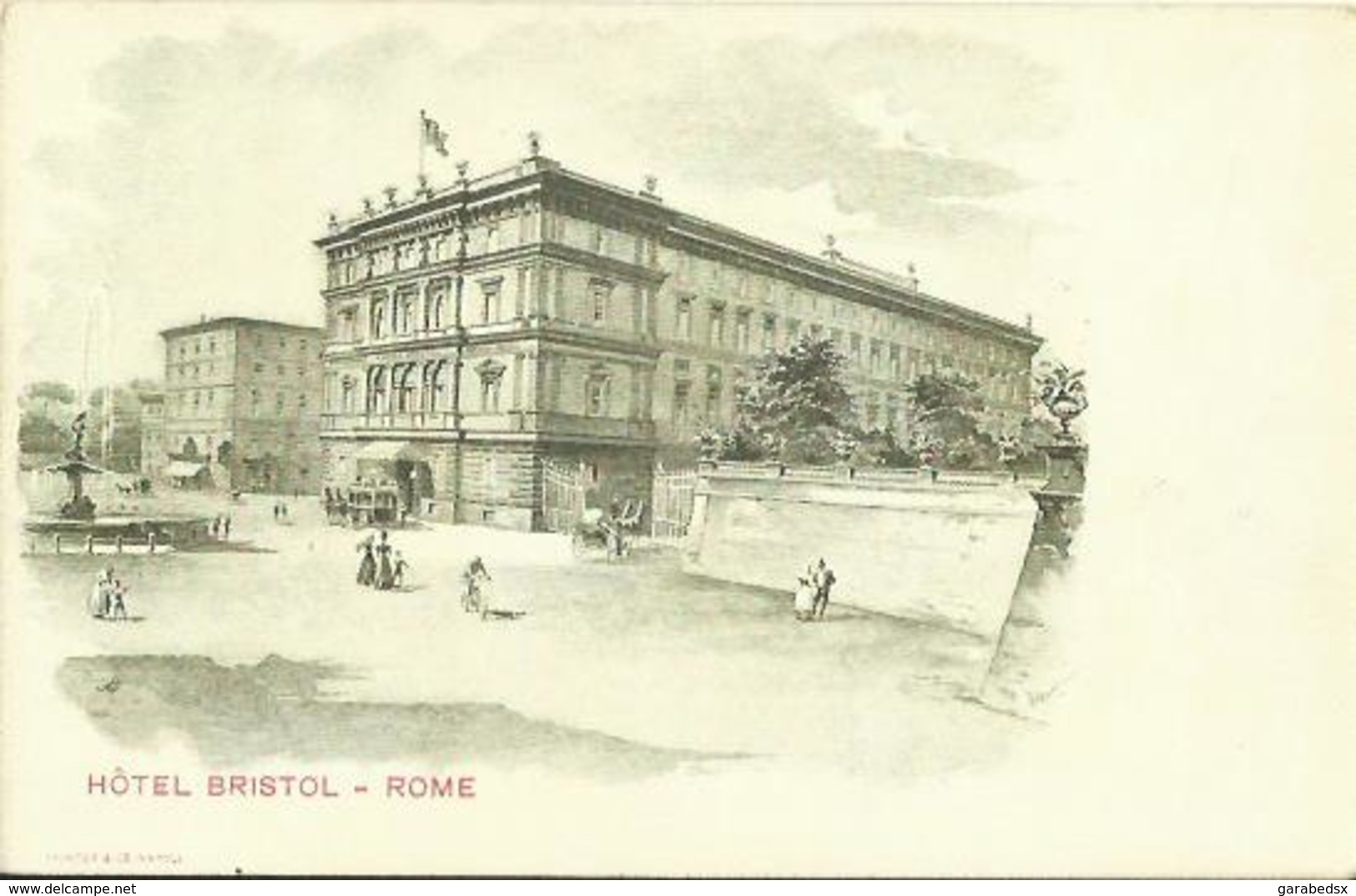 ROME - Hôtel Bristol. - Cafés, Hôtels & Restaurants