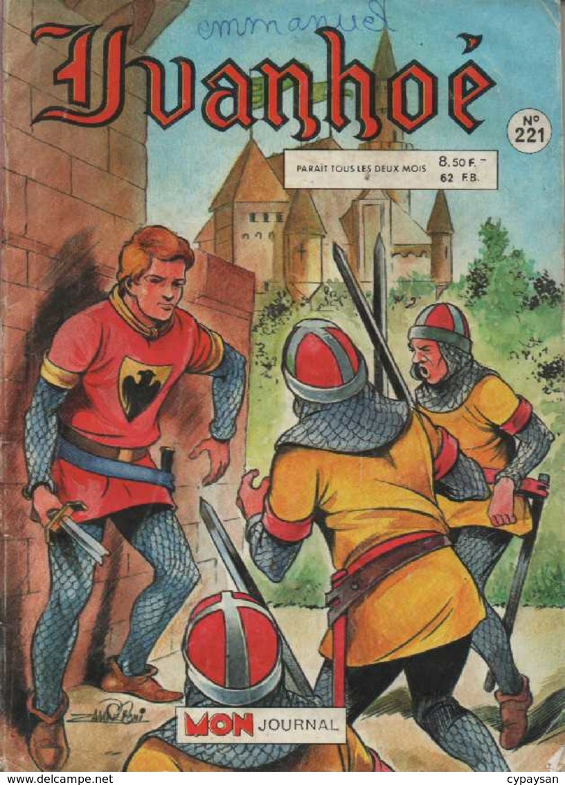 IVANHOE N° 221  BE MON JOURNAL 06-1988 - Petit Format