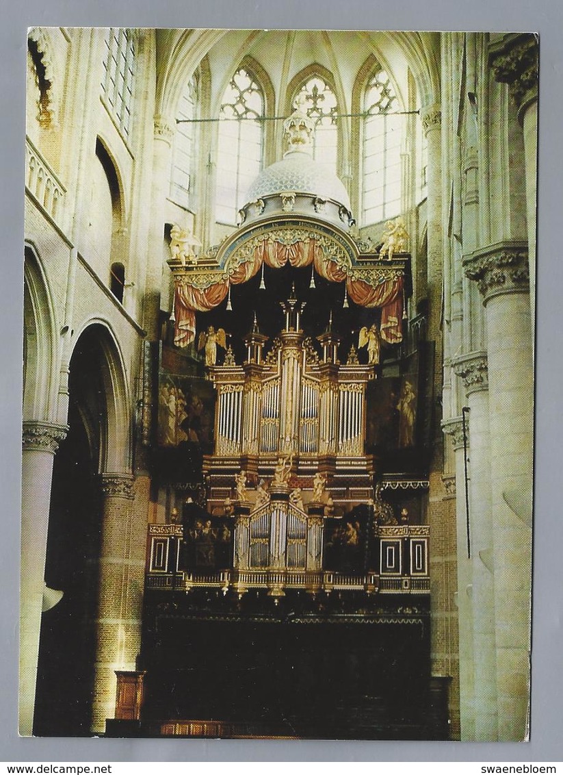 NL.- GOES. Orgel Grote Of Maria Magdalenakerk. - Iglesias Y Catedrales