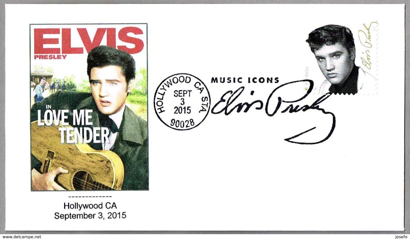 Music Icons: ELVIS PRESLEY. Hollywood CA 2015 - Elvis Presley