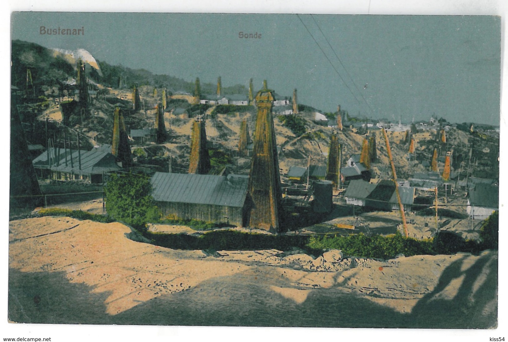 RO 05 - 15284 BUSTENARI, Prahova, Oil Wells, Romania - Old Postcard - Used - 1906 - Roumanie