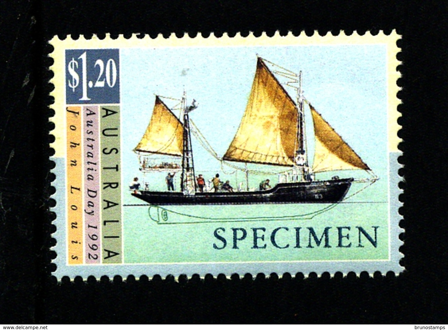 AUSTRALIA - 1993  $  1.20  J. LOUIS  SPECIMEN  OVERPRINTED  MINT NH - Abarten Und Kuriositäten