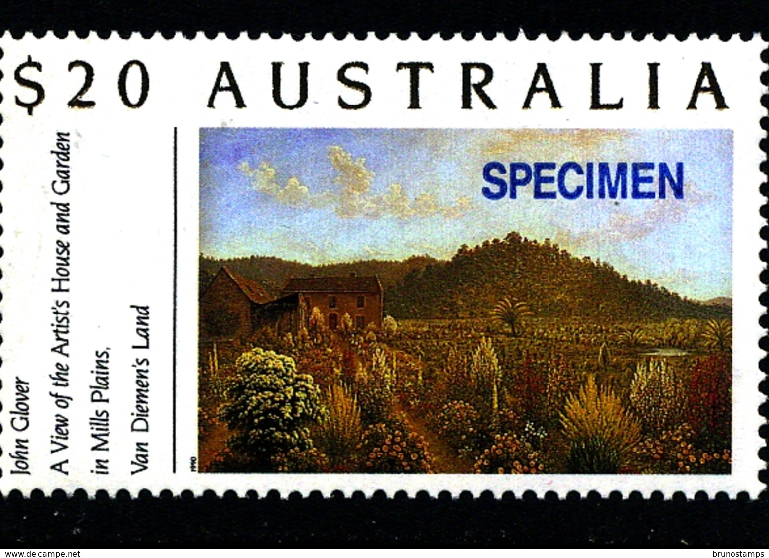 AUSTRALIA - 1994  $  20  J. GLOVER  SPECIMEN  OVERPRINTED  MINT NH - Variedades Y Curiosidades