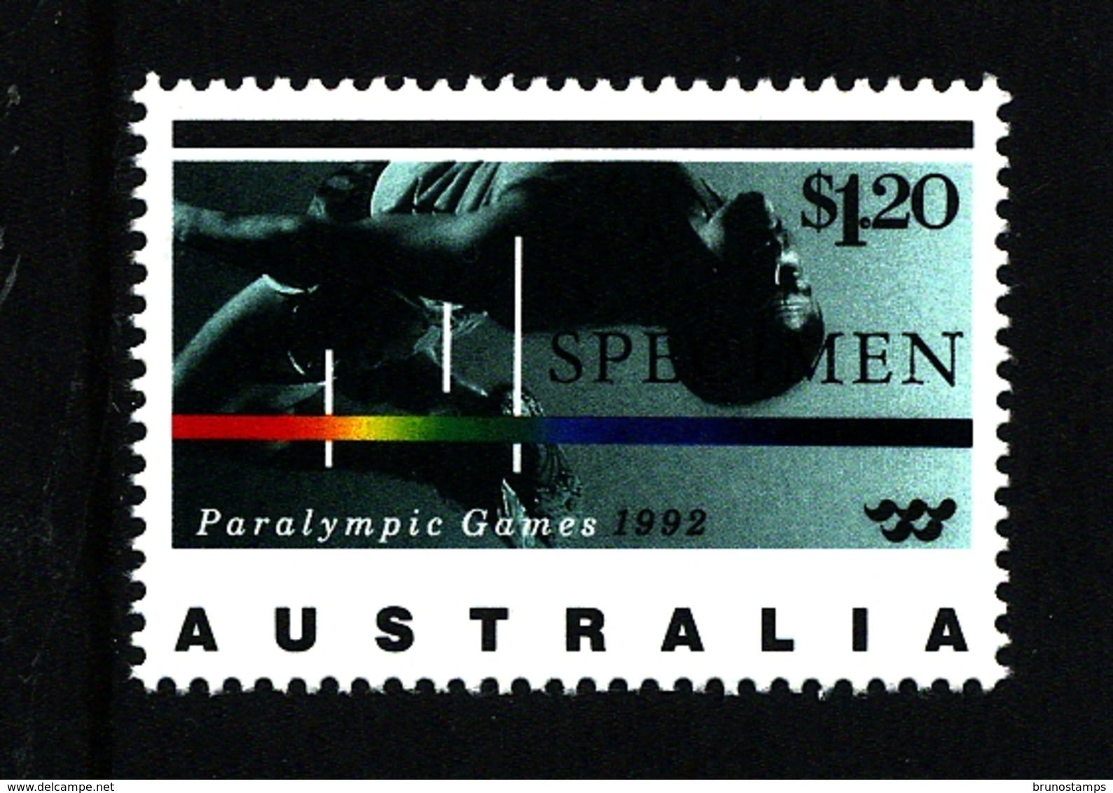 AUSTRALIA - 1993  $ 1.20  JUMPING  SPECIMEN  OVERPRINTED  MINT NH - Variedades Y Curiosidades