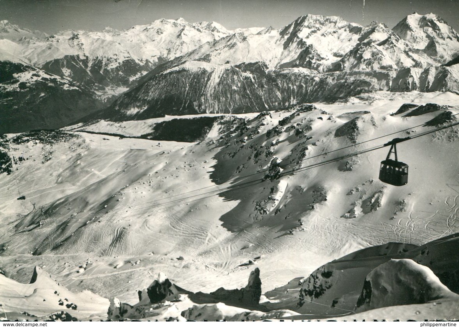 73 - Courchevel : Le Téléférique Et La Saulire - Altri & Non Classificati