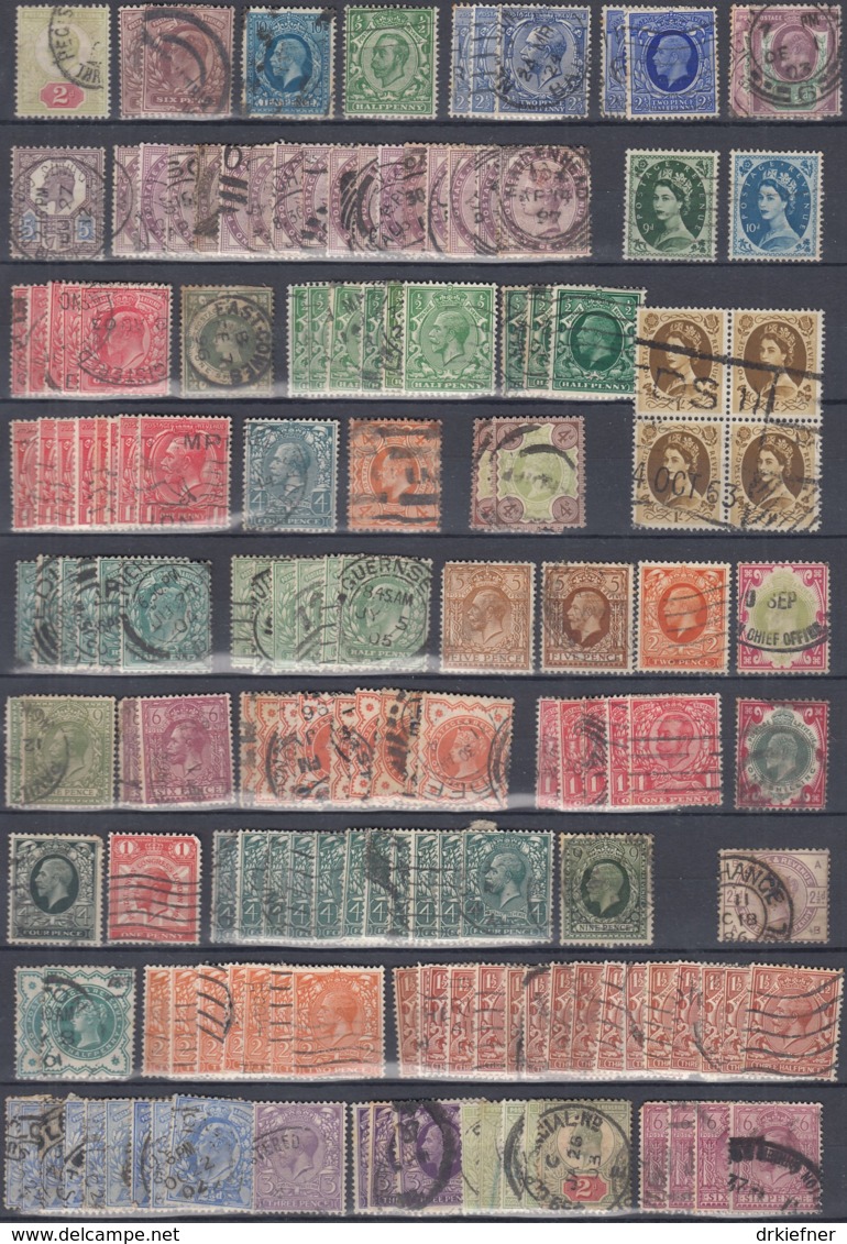 GROSSBRITANNIEN  361 ältere Marken / Stamps, Meist Gestempelt - Collections