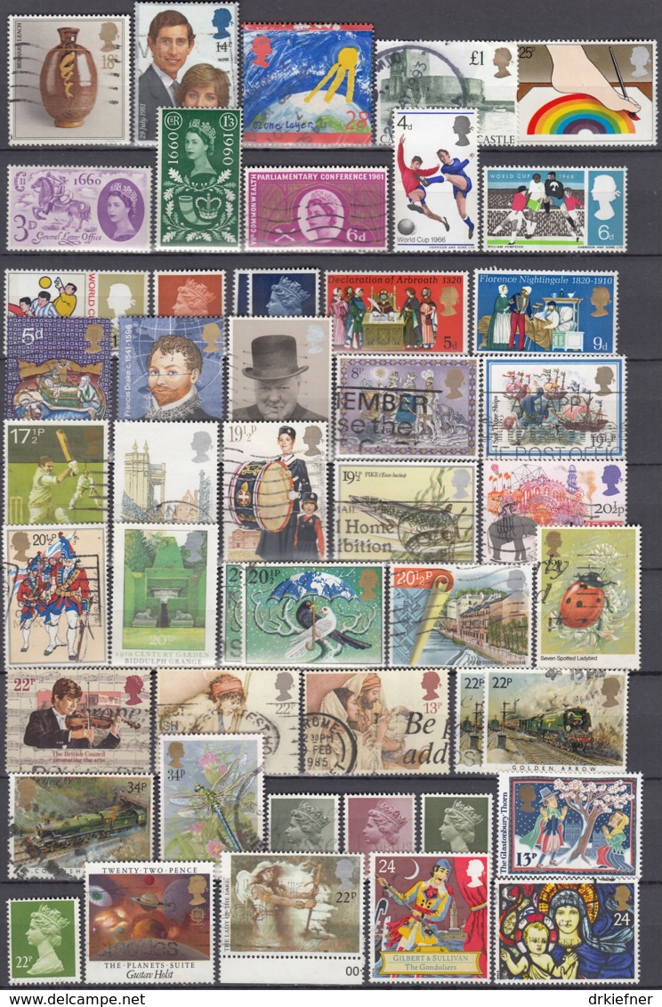 GROSSBRITANNIEN  361 ältere Marken / Stamps, Meist Gestempelt - Sammlungen