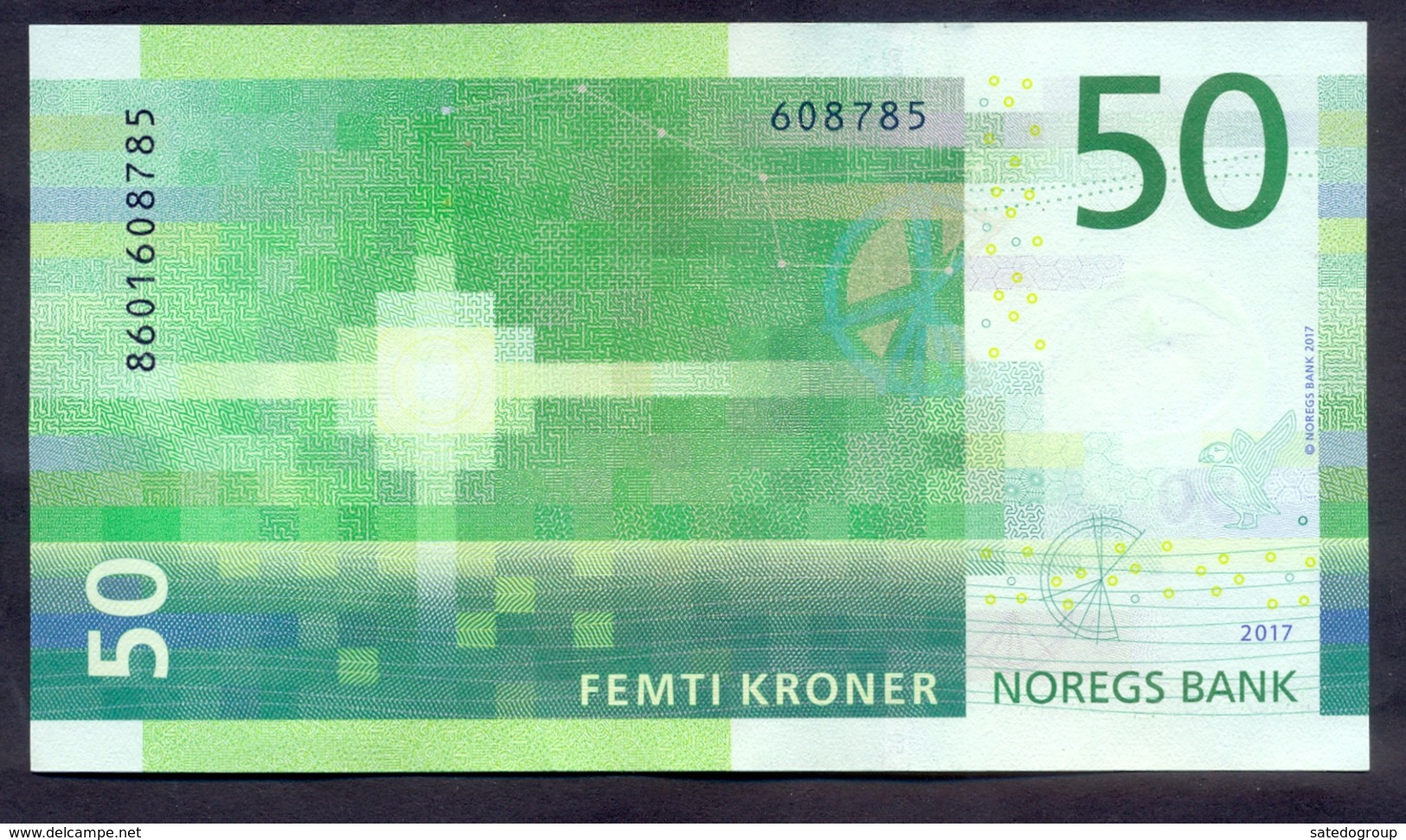 Norway 50 Kroner 2017 UNC P- 53 - Norwegen