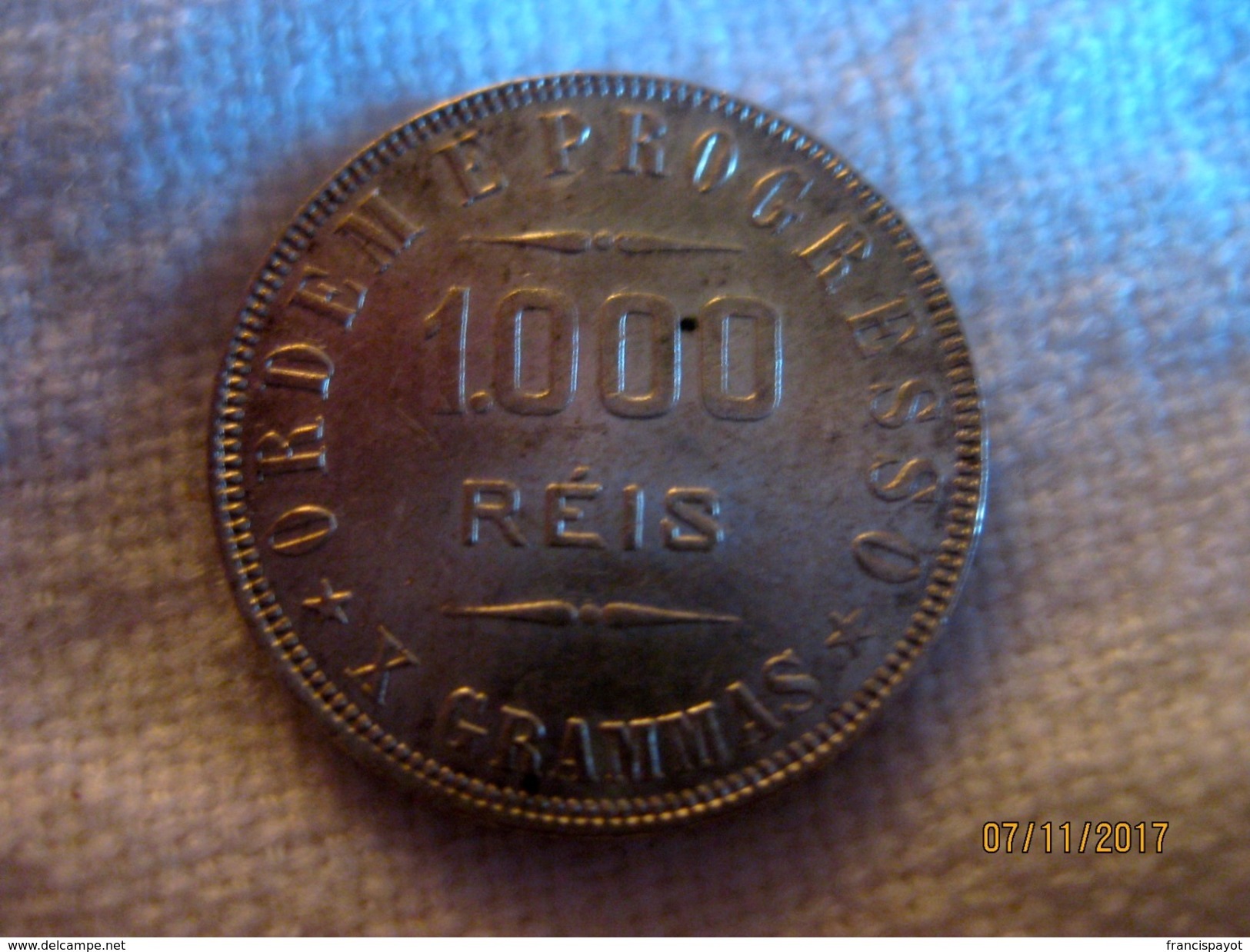 Brésil 1000 Reis 1910 - Brazil