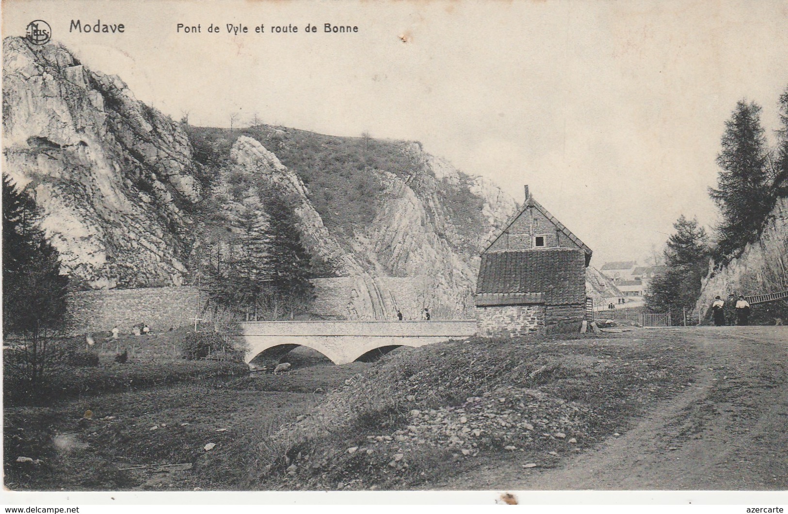 Modave ,  Pont De Vyle Et Route De Bonne - Modave