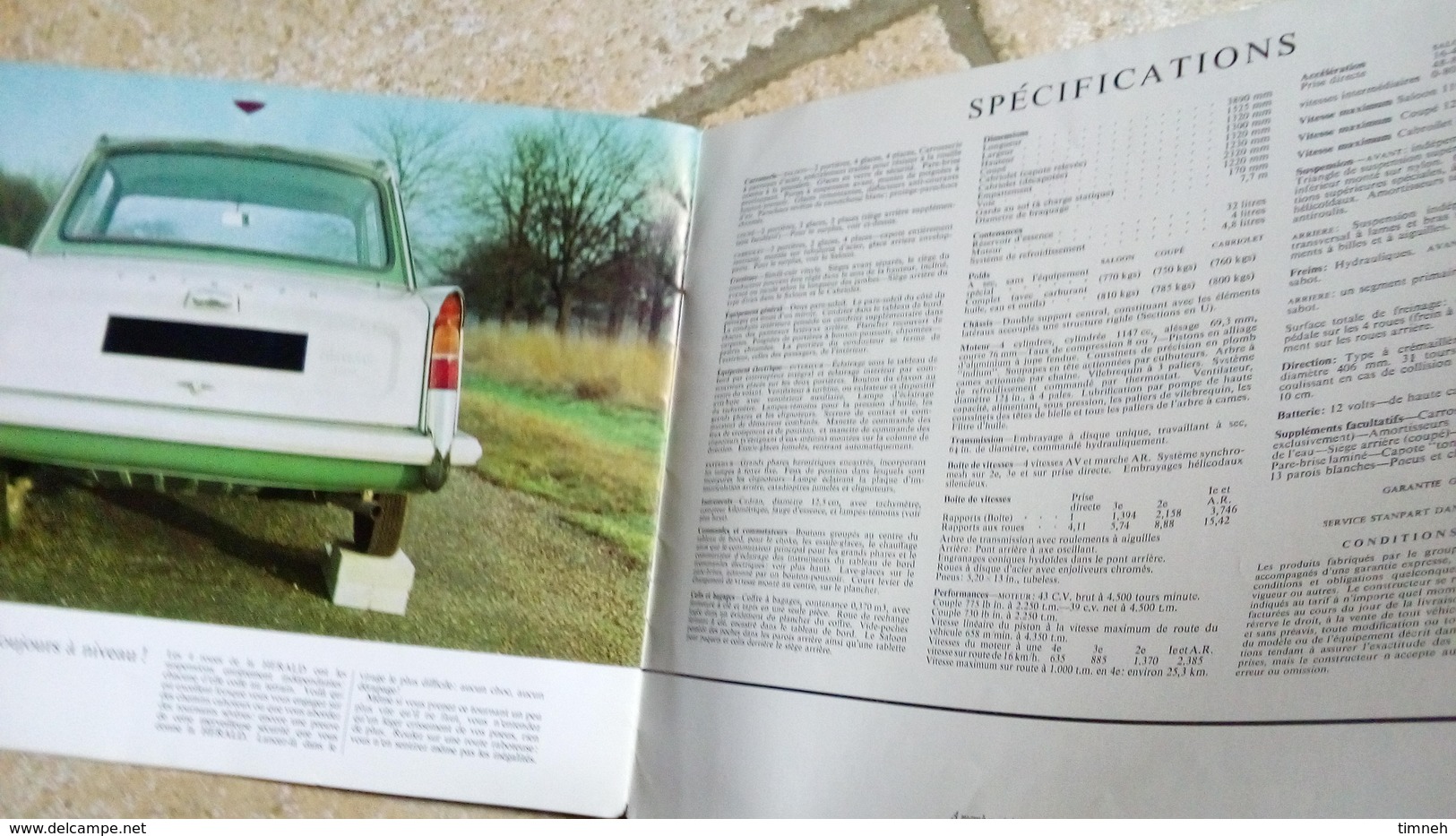 TRIUMPH HERALD 1200 - Brochure 10 Pages - Automobili