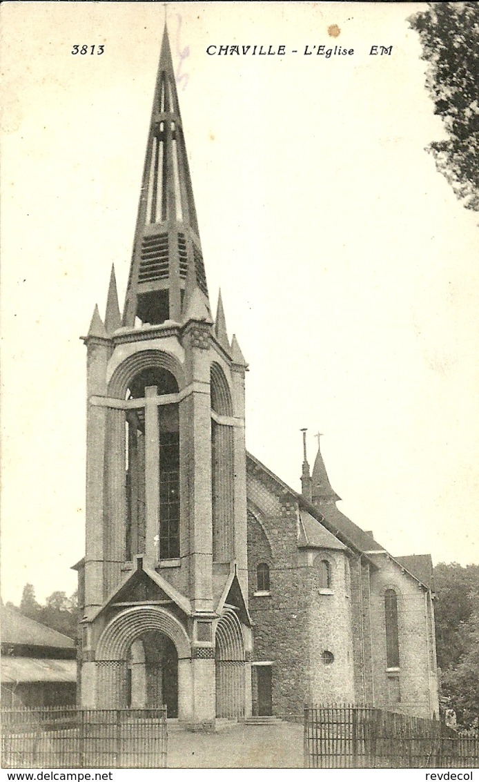 CHAVILLE  -- L'Eglise                  --  EM 3813 - Chaville