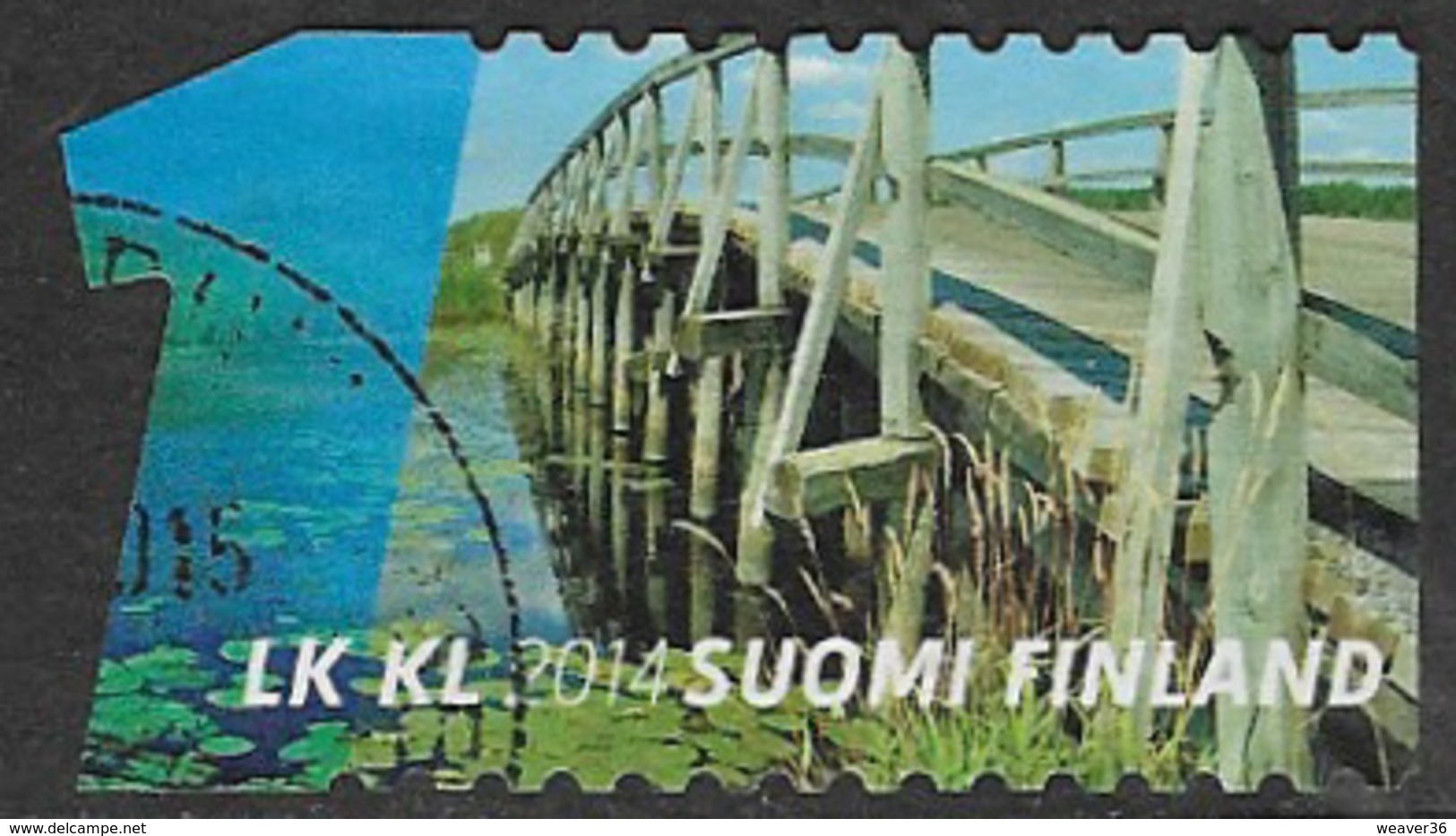 Finland 2014 Water And Bridges 1st Class Type 7 Good/fine Used [21/25893/ND] - Oblitérés