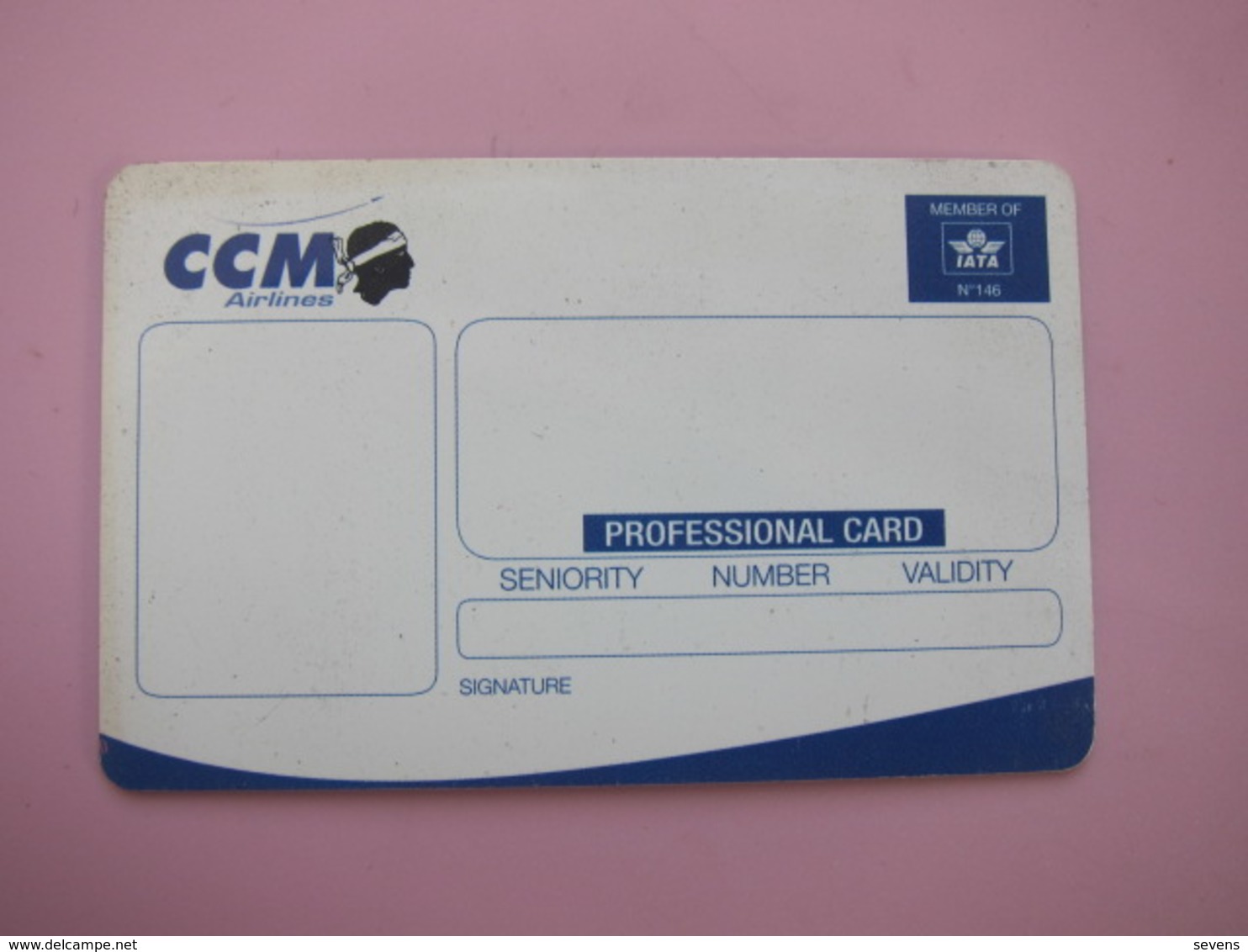 CCM Airlines Card ( Air Corsica) - Unclassified