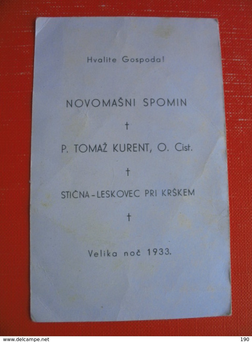 Vasnecov.SS.Eucharistia.P.TOMAZ KURENT,O.Cist.STICNA-LESKOVEC PRI KRSKEM,novomasnik - Images Religieuses