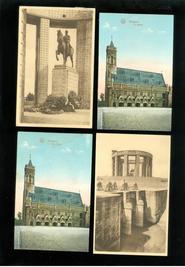 Beau lot de 50 cartes postales de Belgique  la côte Nieuport     Mooi lot van 50 postkaarten van België kust  Nieuwpoort