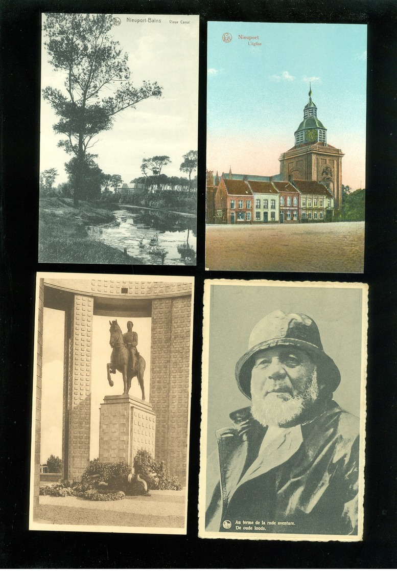 Beau lot de 50 cartes postales de Belgique  la côte Nieuport     Mooi lot van 50 postkaarten van België kust  Nieuwpoort