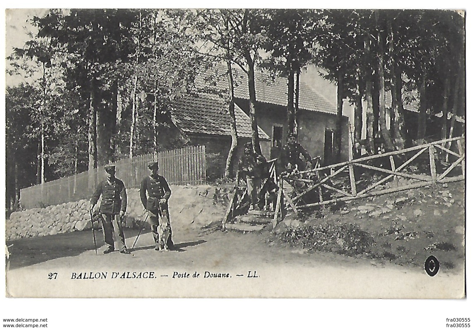 88 - BALLON D'ALSACE - Poste De Douane - 1915 - Autres & Non Classés