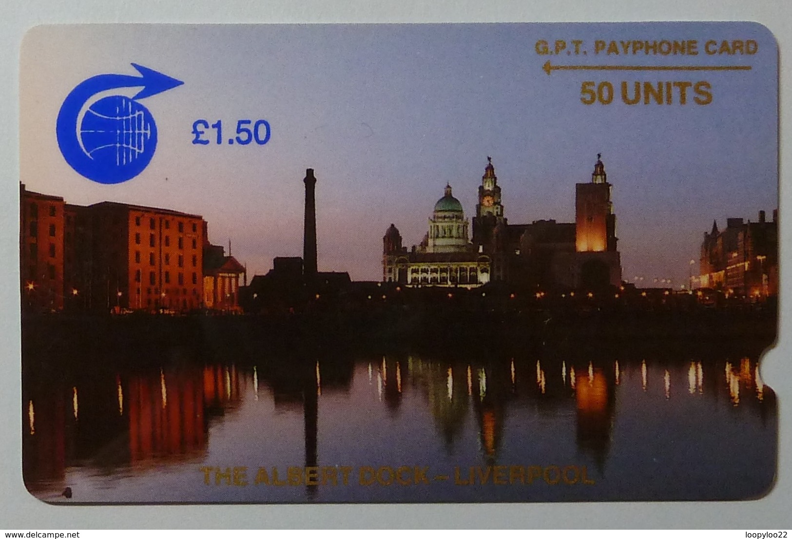 ST HELENA - GPT - £1.50 - 50 Units - 1CSHA - Albert Dock - VF Used - Isola Sant'Elena