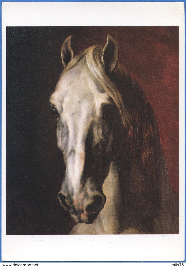 Théodore GERICAULT (1791-1824) - Tête De Cheval Blanc - Malerei & Gemälde