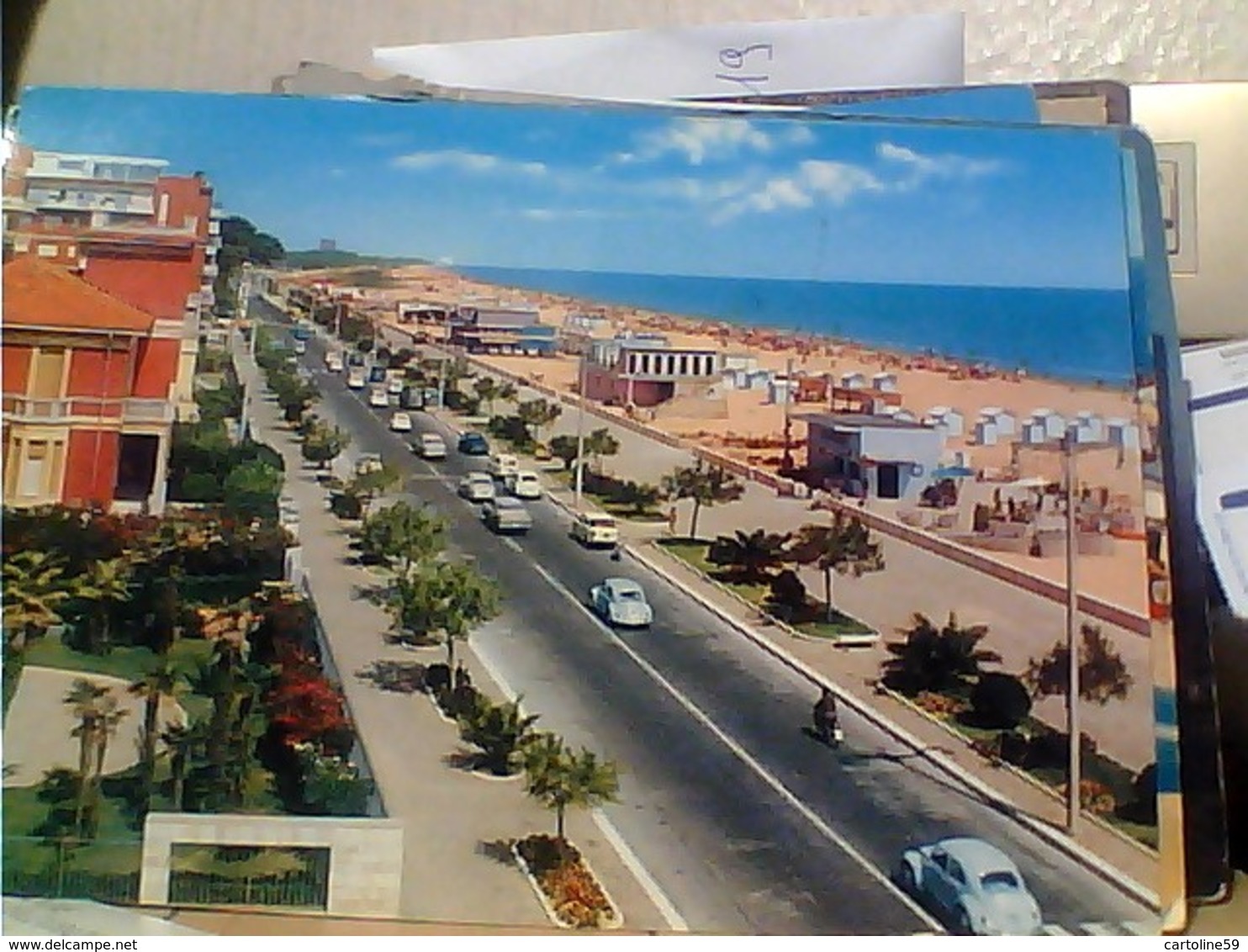 6  CARD  PESCARA VARIE VEDUTE PIAZZA SPIAGGIA VBN1963/75  GZ6971 - Pescara