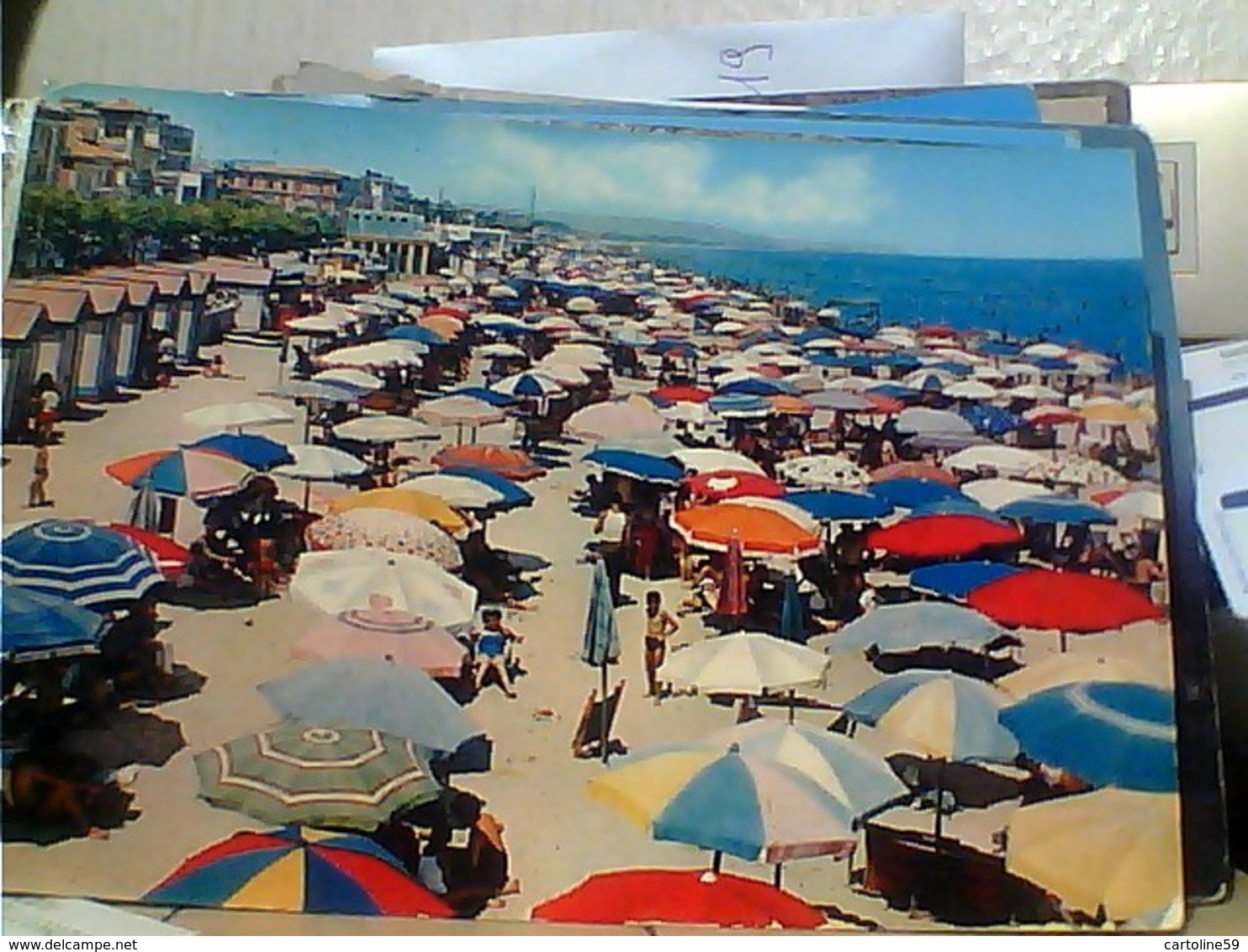 6  CARD  PESCARA VARIE VEDUTE PIAZZA SPIAGGIA VBN1963/75  GZ6971 - Pescara