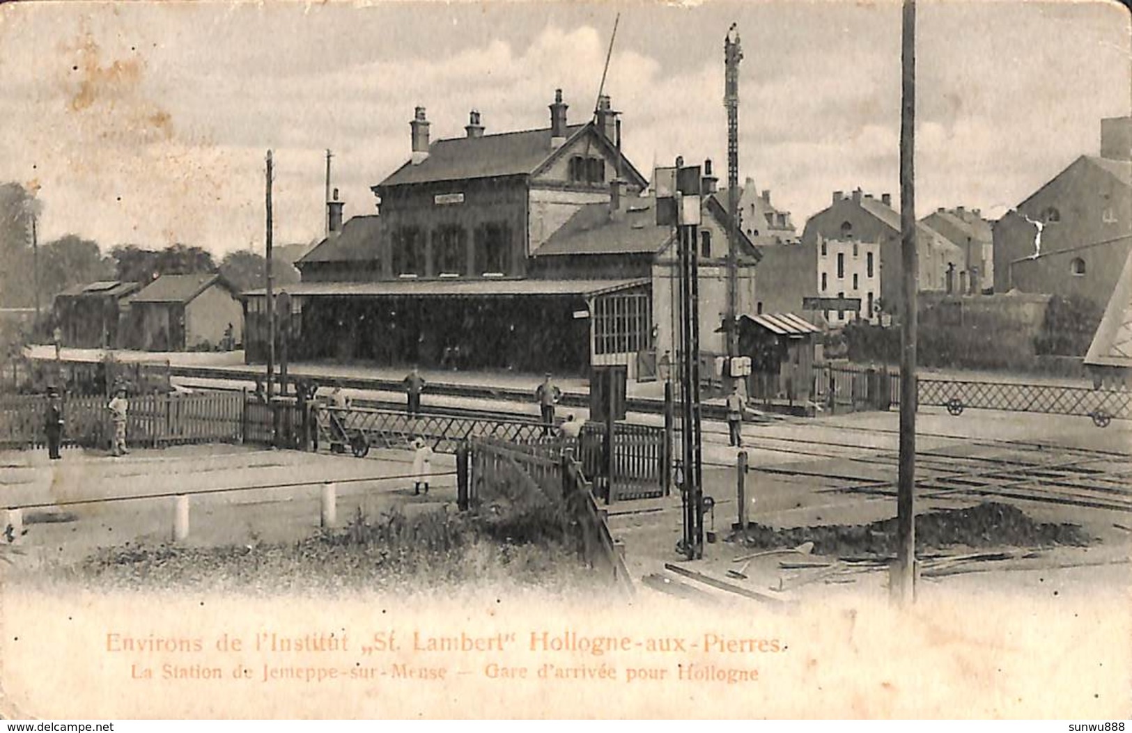 Environs De L'Institut St Lambert - La Station De Jemeppe Sur Meuse (animée...état) - Seraing