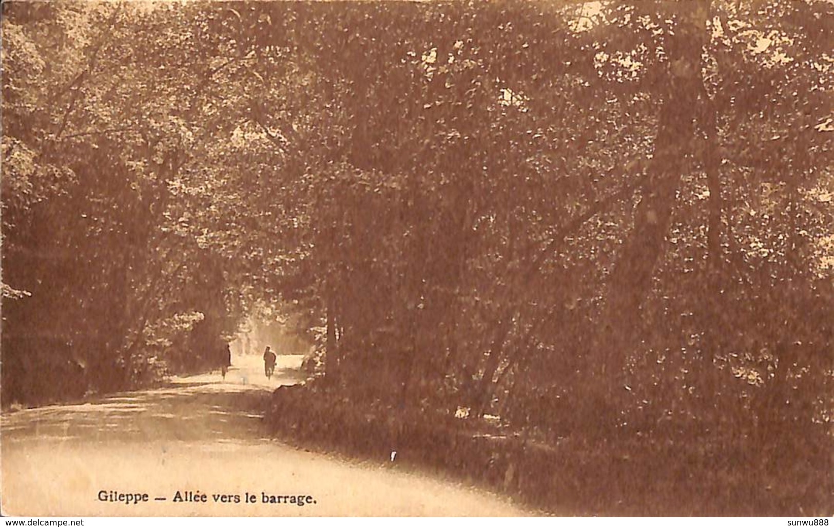 Gileppe - Allée Vers Le Barrage (animée, Peu Vue, Desaix) - Gileppe (Stuwdam)