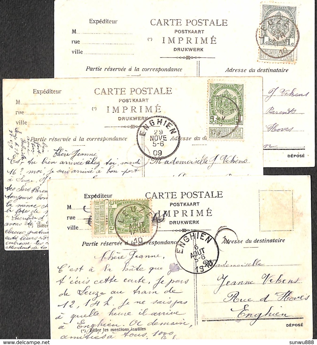 Leuze En Hainaut - 3 Cartes Etablissement Des Dames De St François De Sales - Leuze-en-Hainaut