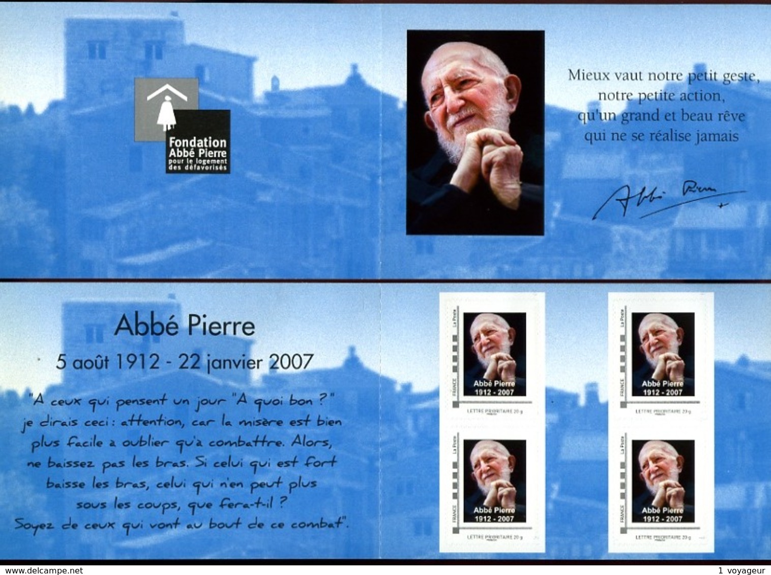 2011 - COLLECTOR : Fondation Abbé PIERRE - Très Beau - Collectors