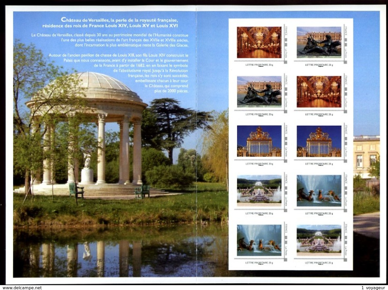 2010 - COLLECTOR :  Le Château De VERSAILLES - Très Beau - Vendu Sous Faciale. - Collectors