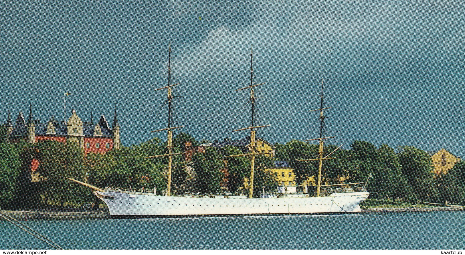 Stockholm - Strömmen : S/S 'af Chapman' (formerly Dunboyne (1888–1915) And G.D. Kennedy (−1923) Full-rigged Steel Ship) - Zweden