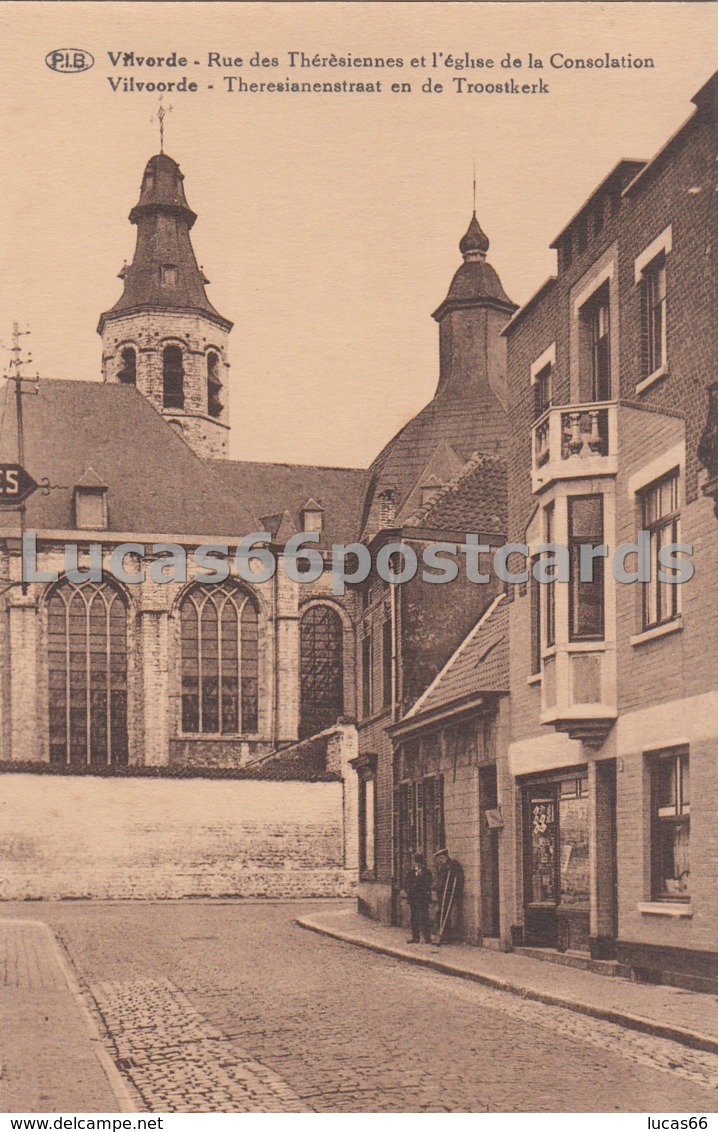 Vilvorde - Rue Des Thérèsiennes Et L'église De La Consolation - Vilvoorde