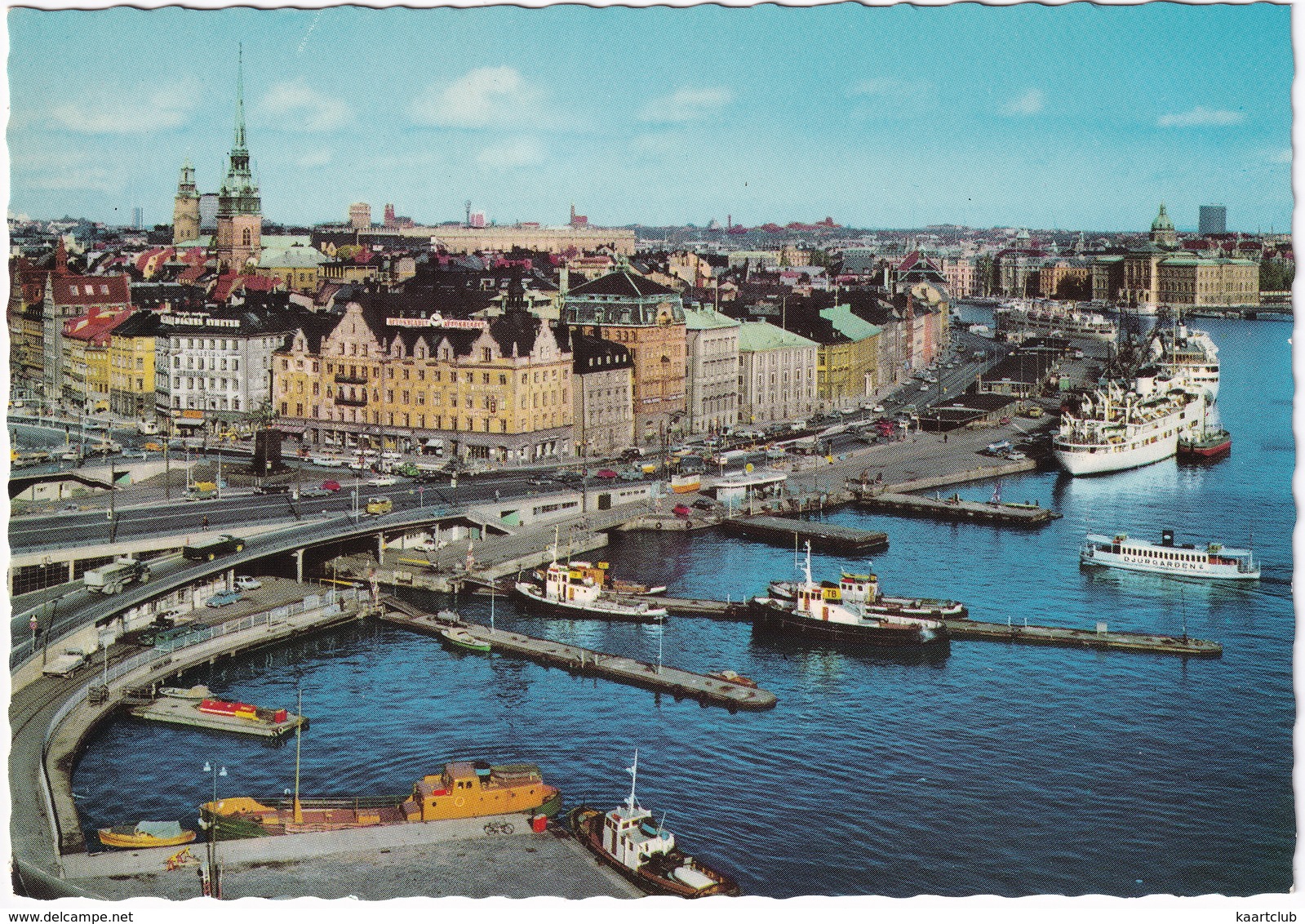 Stockholm - Skeppsbron: FISHING-BOATS, PASSENGER-SHIPS - Zweden