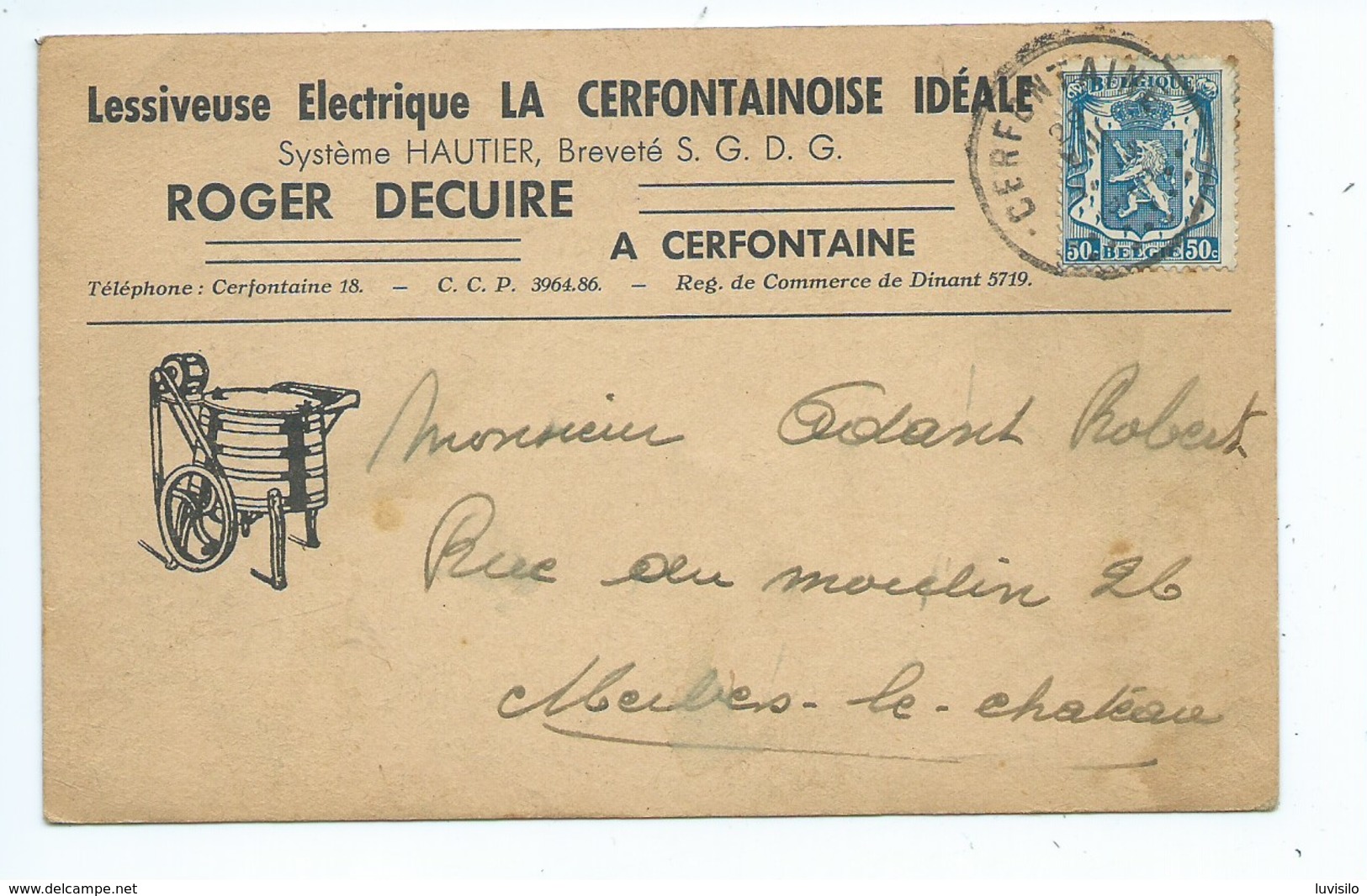 Cerfontaine Lessiveuse Electrique La Cerfontainoise Idéale Roger DECUIRE - Cerfontaine
