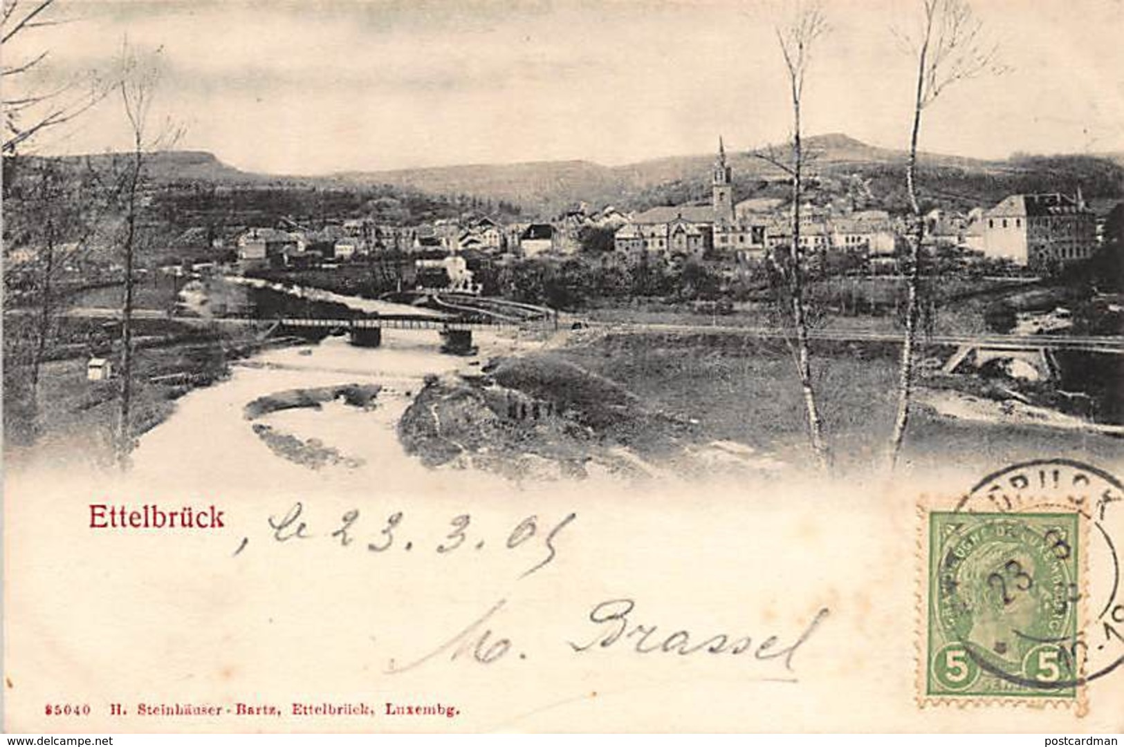 ETTELBRUCK - Vue Générale - Ed. Steinhauser-Bartz. - Ettelbruck