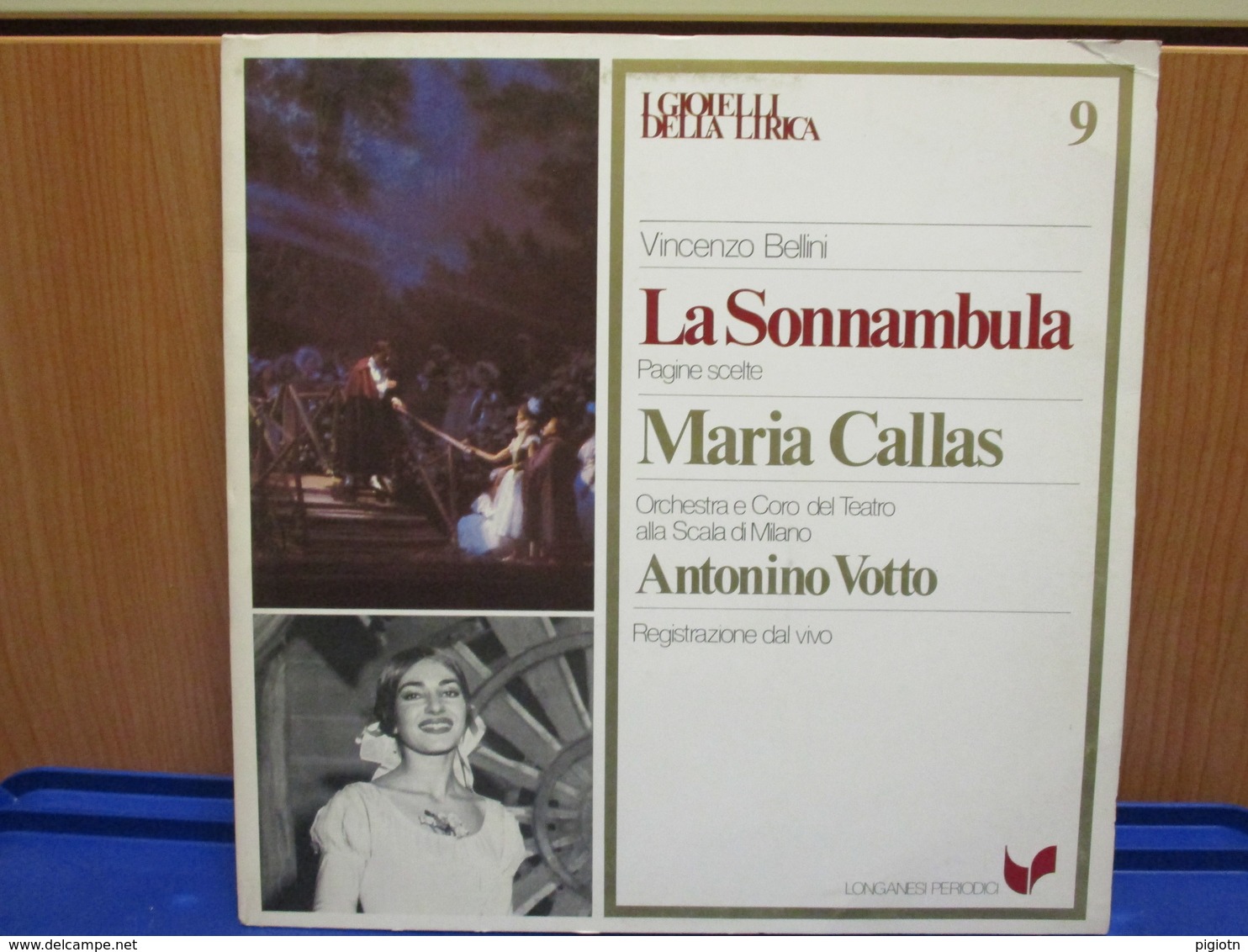 LP041 -I GIOIELLI DELLA LIRICA -LA SONNAMBULA - N. 9 - MARIA CALLAS - Opera