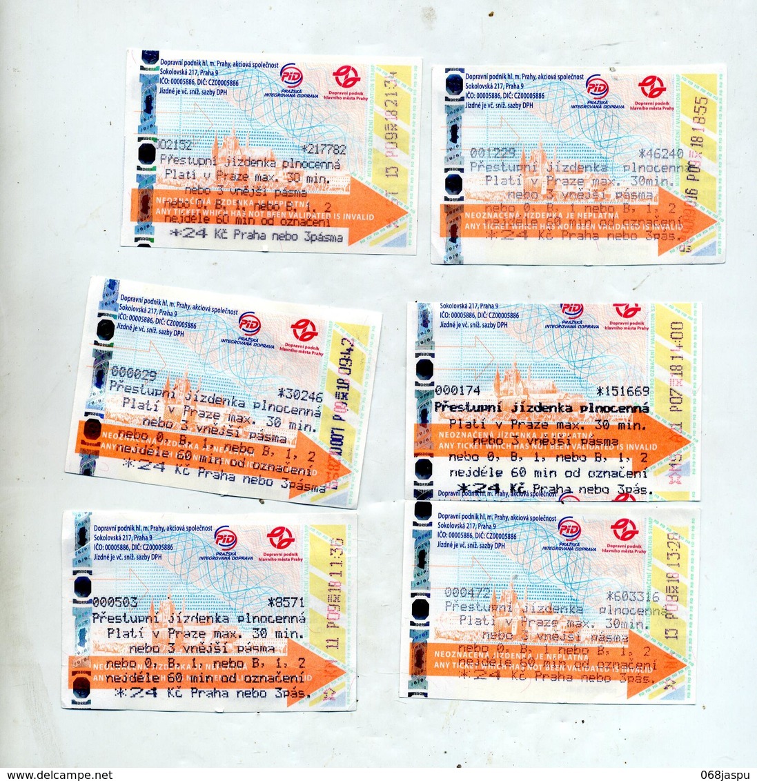 Lot 6 Ticket Transport Prague - Europa