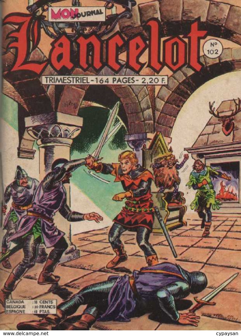 LANCELOT N° 102 BE MON JOURNAL  03-1975 - Lancelot