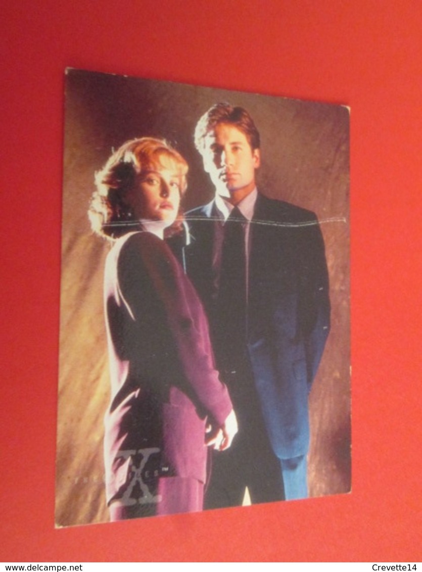 76/100  TRADING CARD TOPPS SERIE TELE X-FILES MULDER SCULLY : N°03 PRESENTATION - X-Files